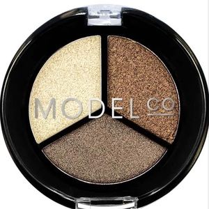 NEW!  Model co Eyeshadow Trio. Features three on -trend foil effect.